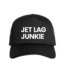 Load image into Gallery viewer, Jet Lag Junkie Trucker Hat | WRLD CTZNS
