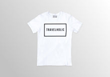 Load image into Gallery viewer, Travelholic T-Shirt | Adventure Awaits with WRLD CTZNS