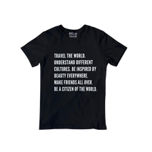 Load image into Gallery viewer, Be a Citizen of the World T-Shirt | WRLD CTZNS