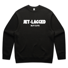 Load image into Gallery viewer, JET-LAGGED BUT CUTE Sweatshirt | WRLDCTZNS
