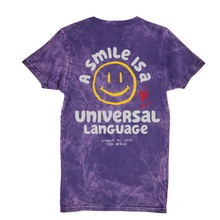 Load image into Gallery viewer, A Smile is a Universal Language T-Shirt | WRLD CTZNS
