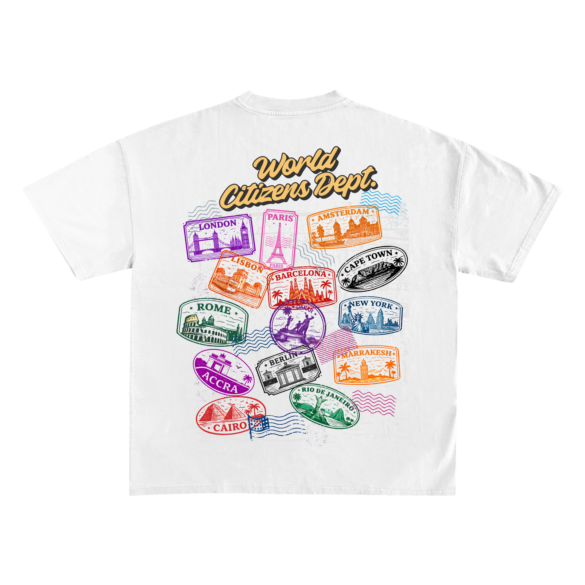 Frequent Flyer unisex travel graphic t-shirt| WRLD CTZNS