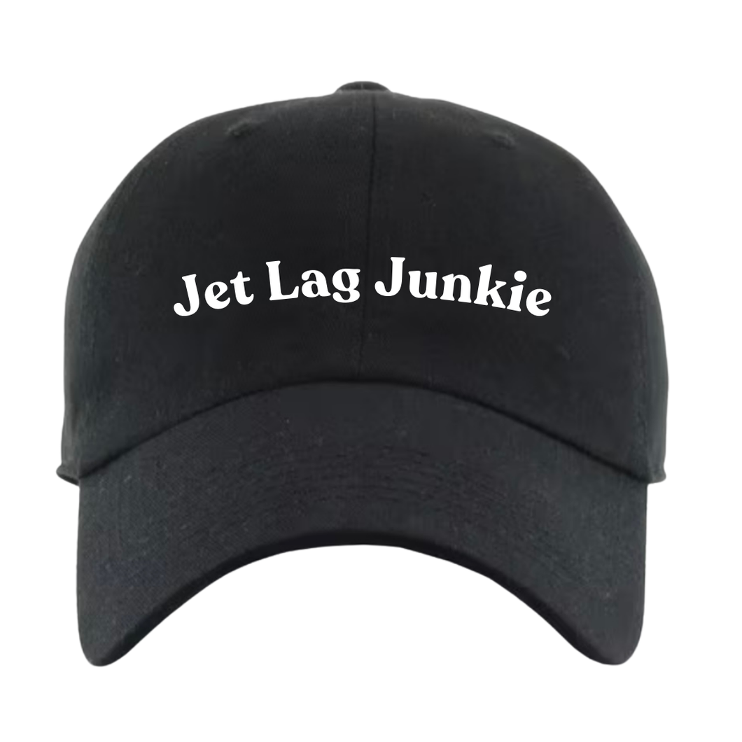 Jet Lag Junkie Dad Hat | WRLD CTZNS