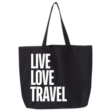 Load image into Gallery viewer, LIVE LOVE TRAVEL Tote Bag
