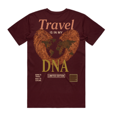 Load image into Gallery viewer, Travel Is In My DNA T-Shirt | Unisex Travel Shirt | WRLDCTZNS
